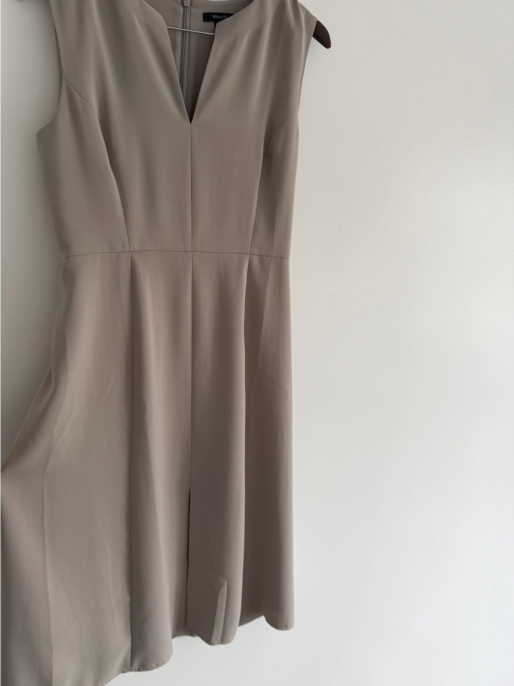 RW&CO. Women's Taupe Midi Dress - Neutral Beige